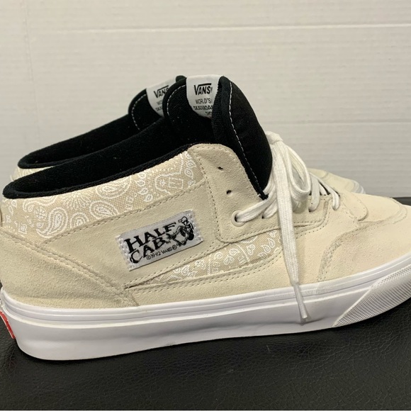 Vintage Vans x Baker Skateboards Tan Bandana Half Cab Suede Mids 1992 Size 12 - Picture 11 of 13